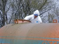 Manure sampling Photo